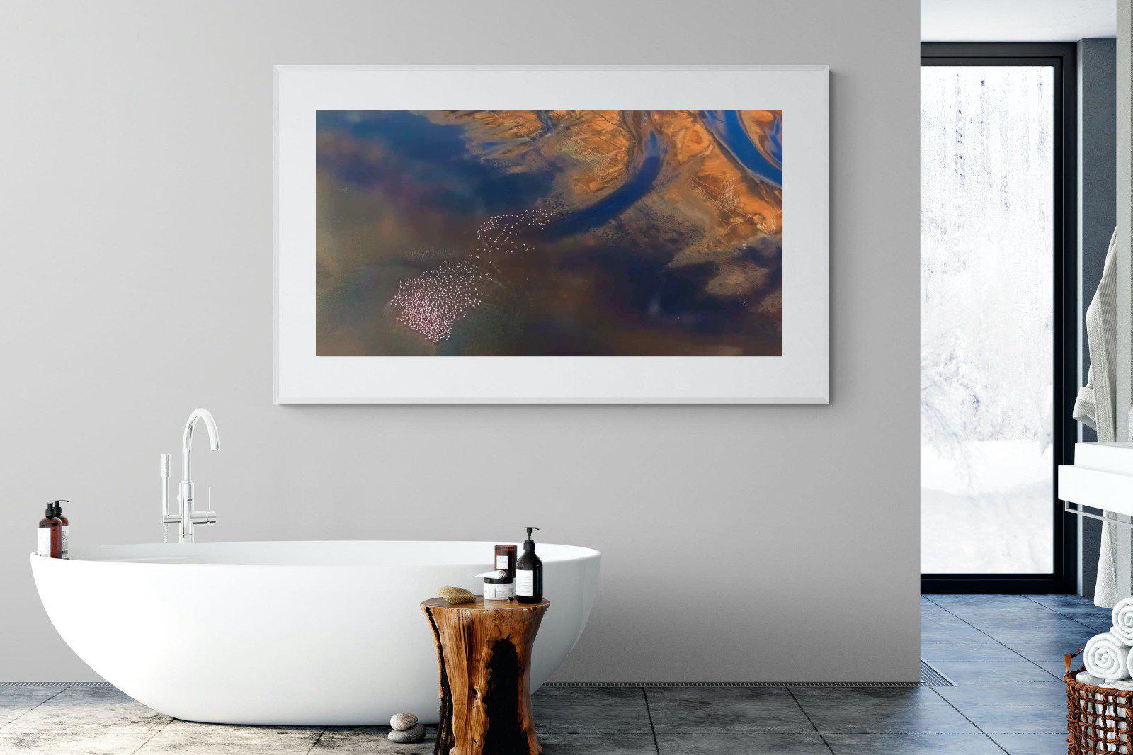Estuary-Wall_Art-180 x 110cm-Framed Print-White-Pixalot