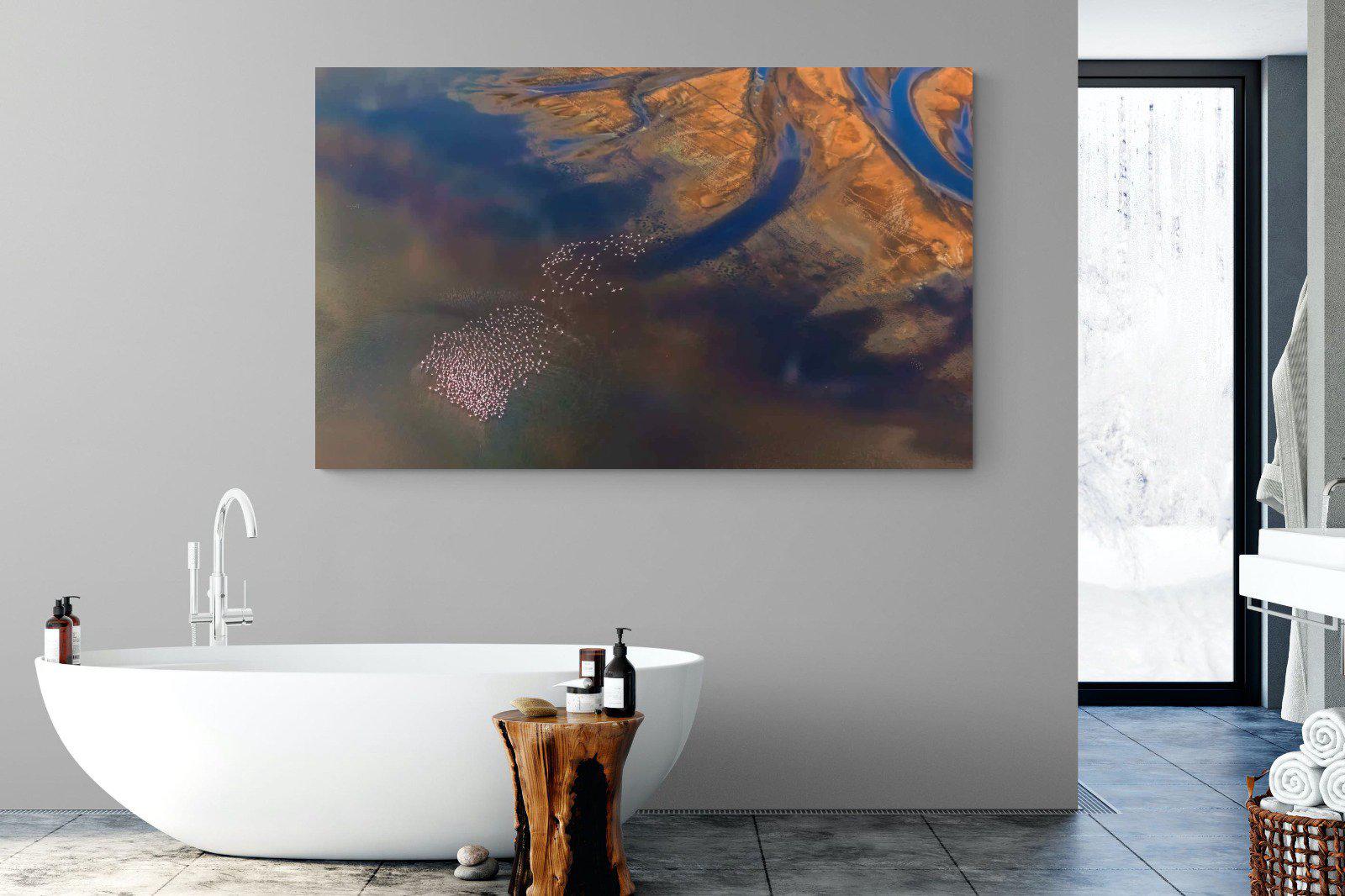 Estuary-Wall_Art-180 x 110cm-Mounted Canvas-No Frame-Pixalot