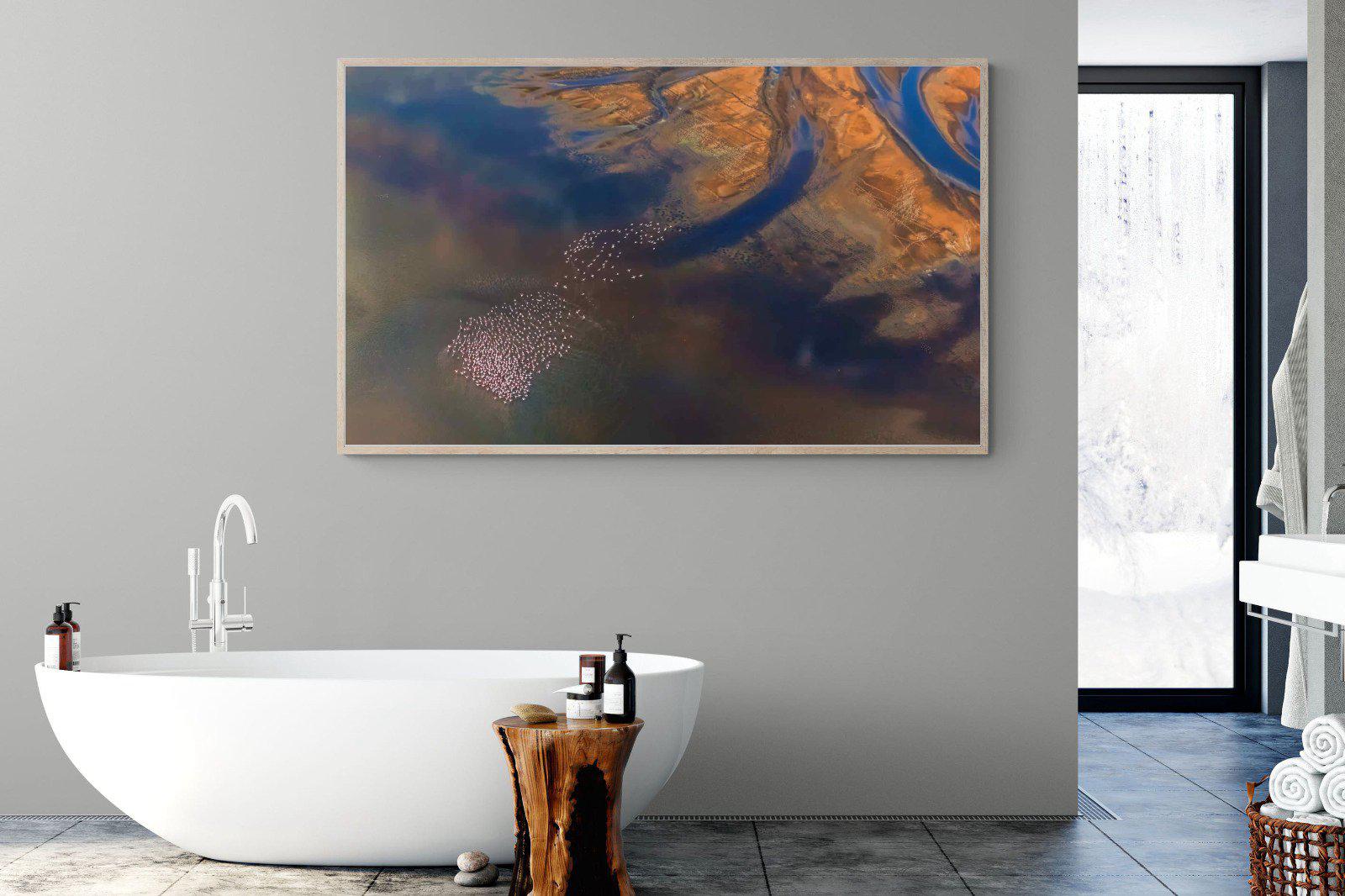 Estuary-Wall_Art-180 x 110cm-Mounted Canvas-Wood-Pixalot