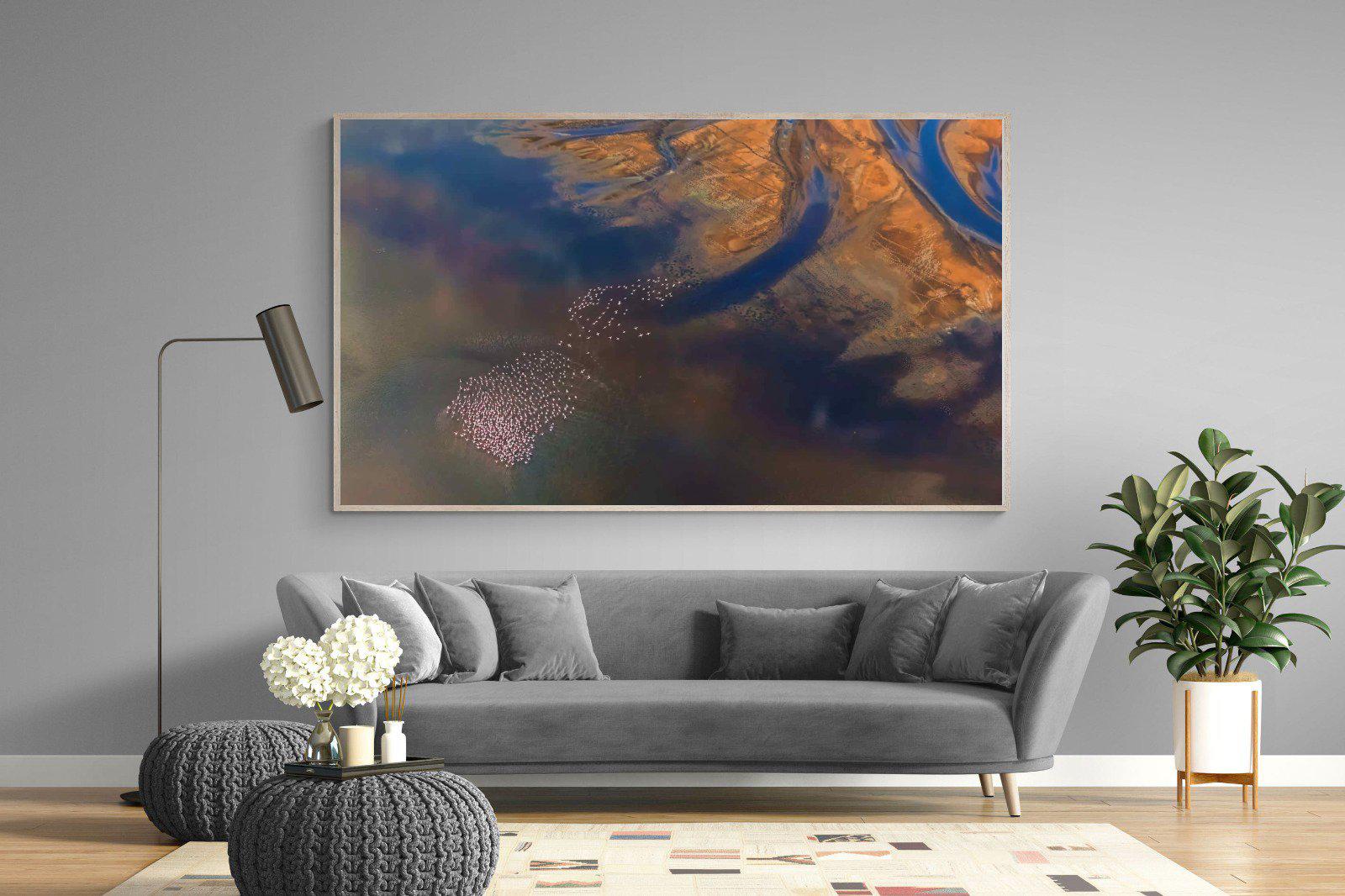 Estuary-Wall_Art-220 x 130cm-Mounted Canvas-Wood-Pixalot