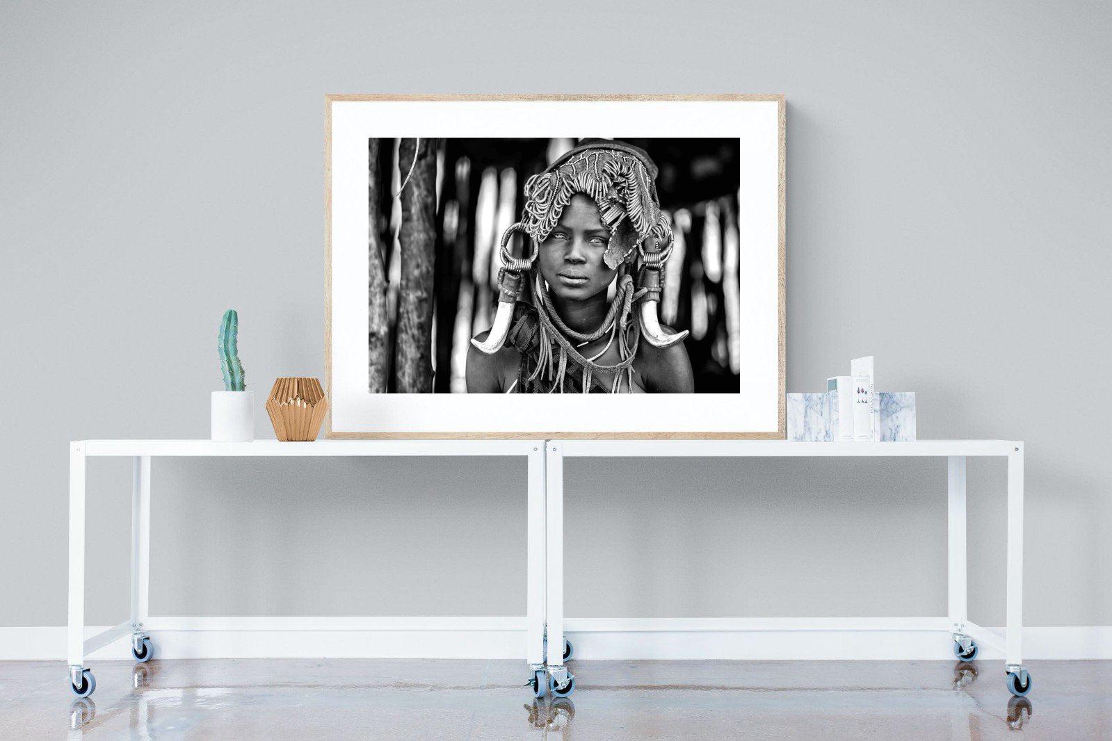 Ethiopian-Wall_Art-120 x 90cm-Framed Print-Wood-Pixalot