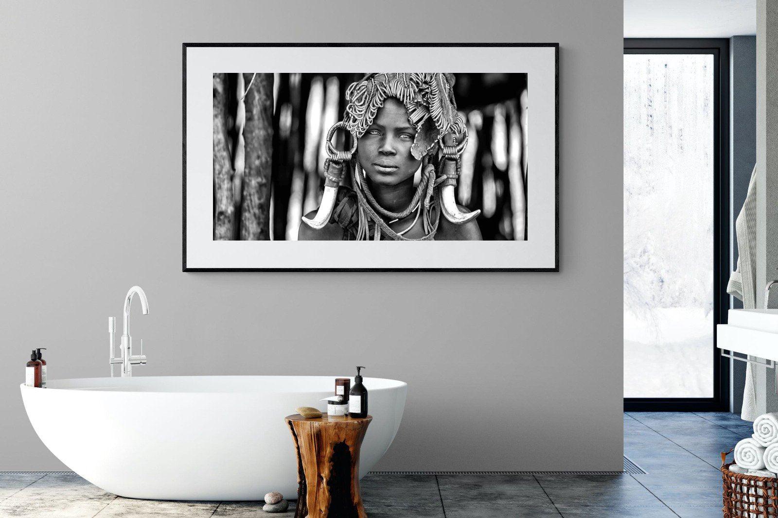 Ethiopian-Wall_Art-180 x 110cm-Framed Print-Black-Pixalot