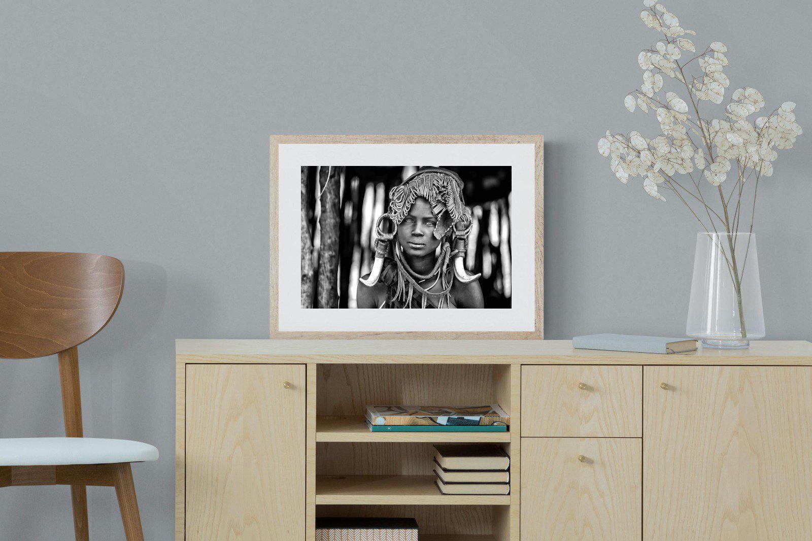 Ethiopian-Wall_Art-60 x 45cm-Framed Print-Wood-Pixalot