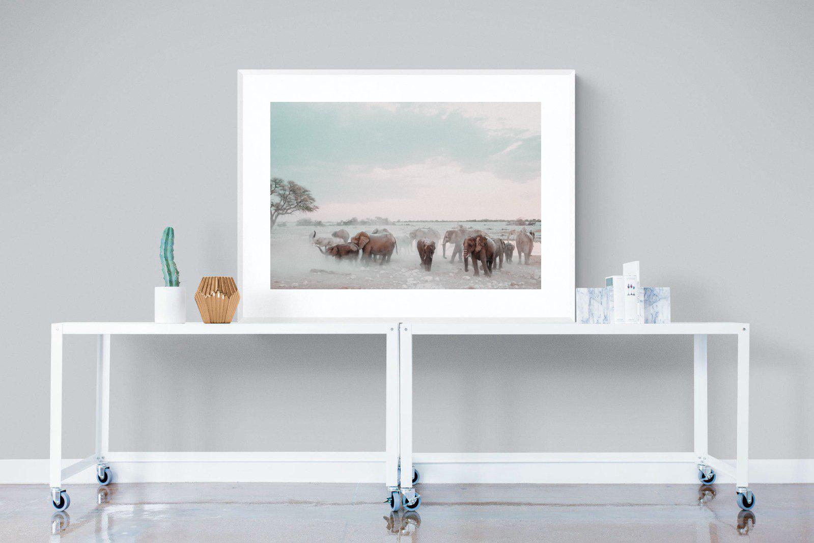 Etosha-Wall_Art-120 x 90cm-Framed Print-White-Pixalot