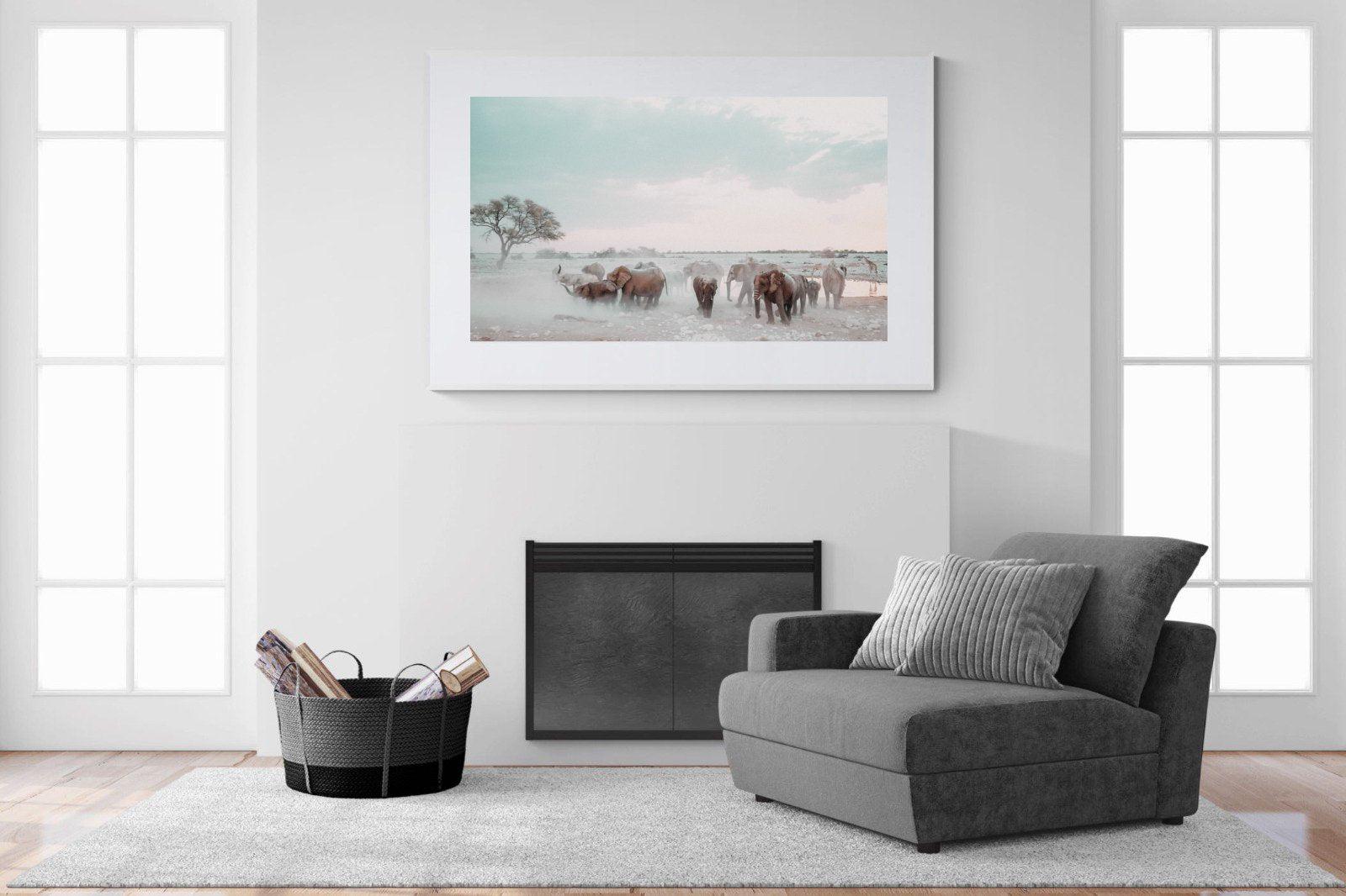 Etosha-Wall_Art-150 x 100cm-Framed Print-White-Pixalot