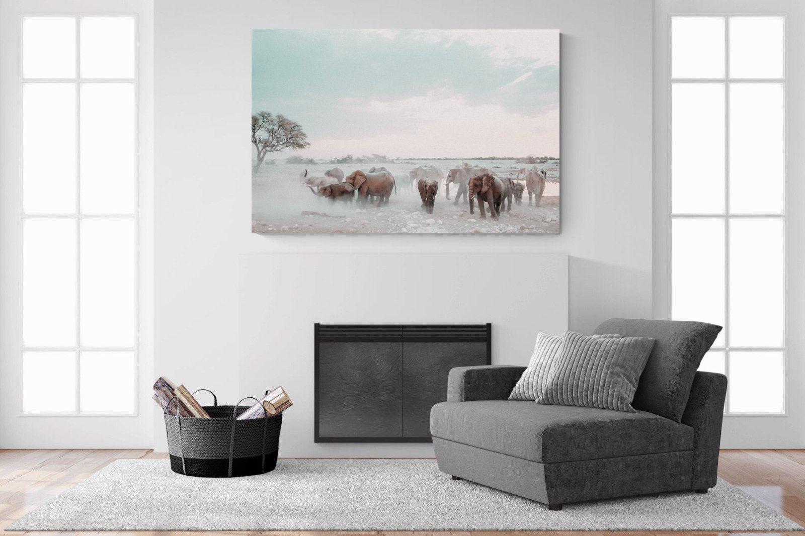 Etosha-Wall_Art-150 x 100cm-Mounted Canvas-No Frame-Pixalot