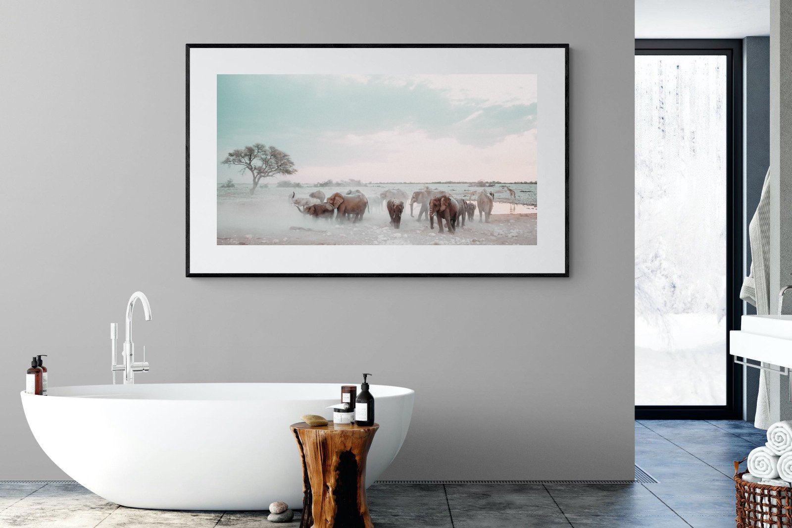 Etosha-Wall_Art-180 x 110cm-Framed Print-Black-Pixalot