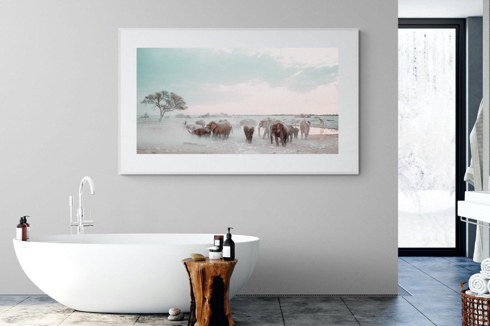 Etosha-Wall_Art-180 x 110cm-Framed Print-White-Pixalot