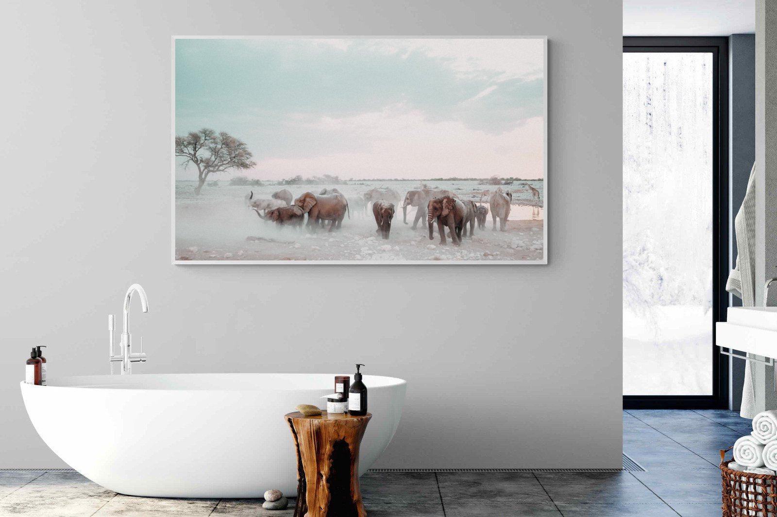 Etosha-Wall_Art-180 x 110cm-Mounted Canvas-White-Pixalot