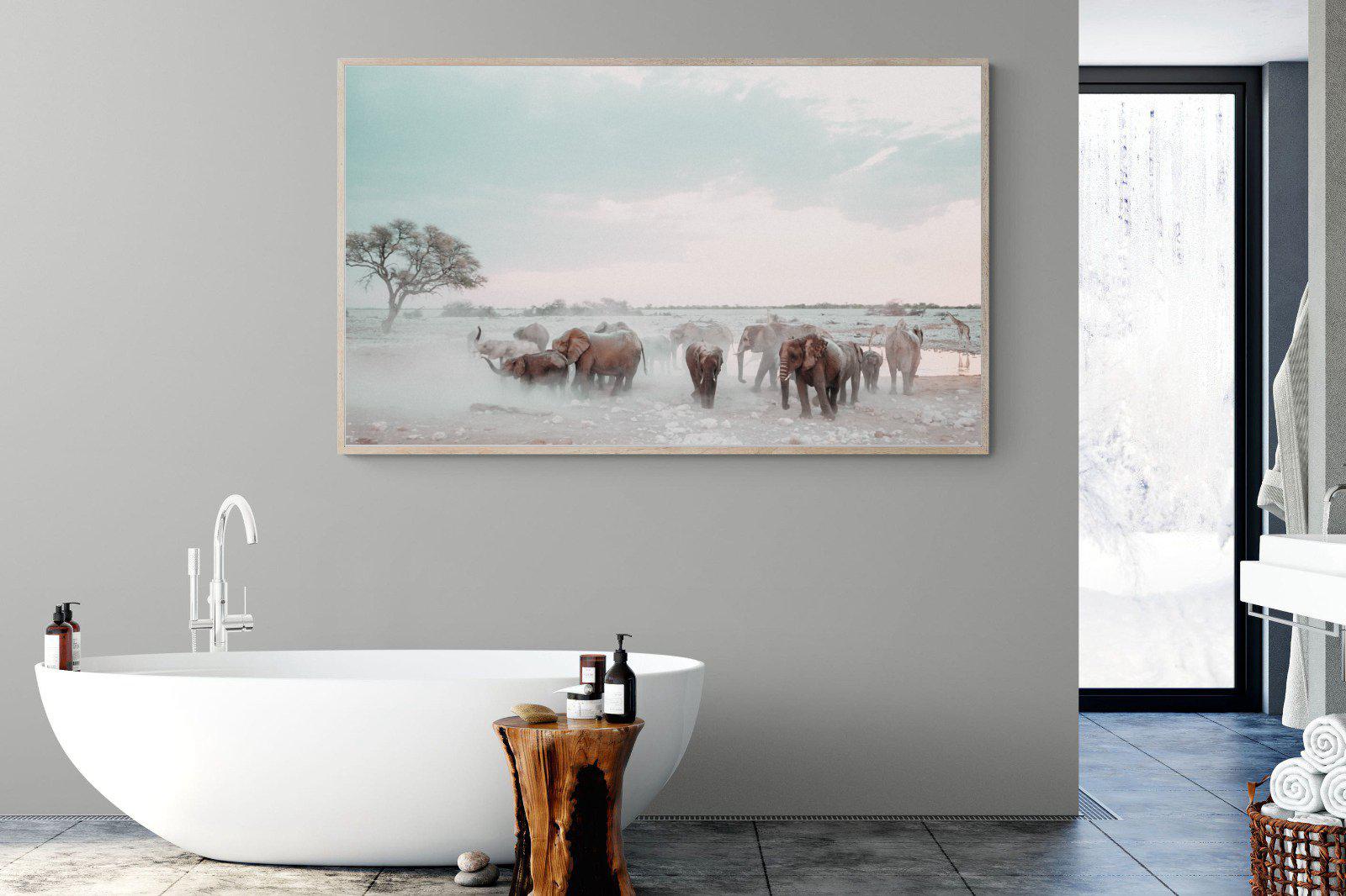 Etosha-Wall_Art-180 x 110cm-Mounted Canvas-Wood-Pixalot