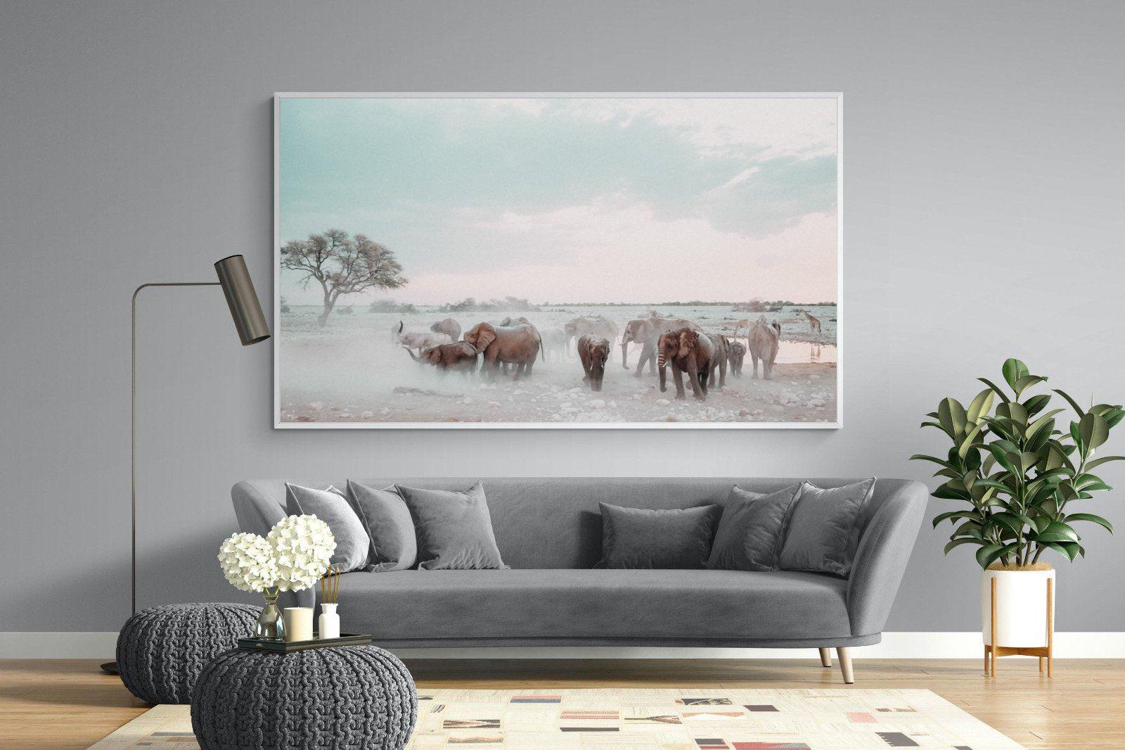 Etosha-Wall_Art-220 x 130cm-Mounted Canvas-White-Pixalot