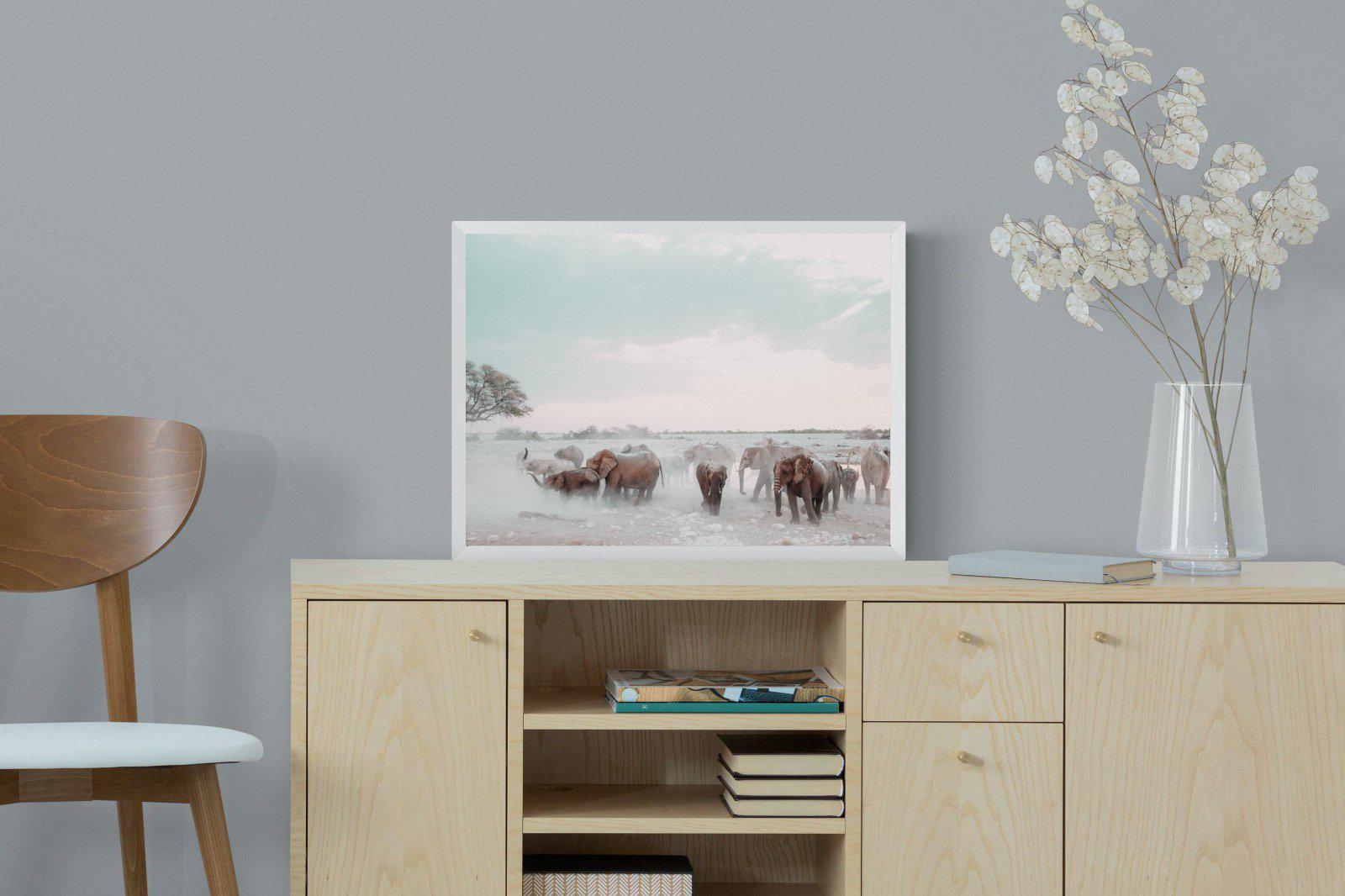 Etosha-Wall_Art-60 x 45cm-Mounted Canvas-White-Pixalot