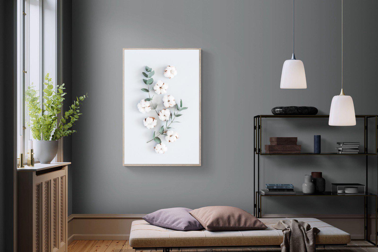 Eucalyptus-Wall_Art-100 x 150cm-Mounted Canvas-Wood-Pixalot