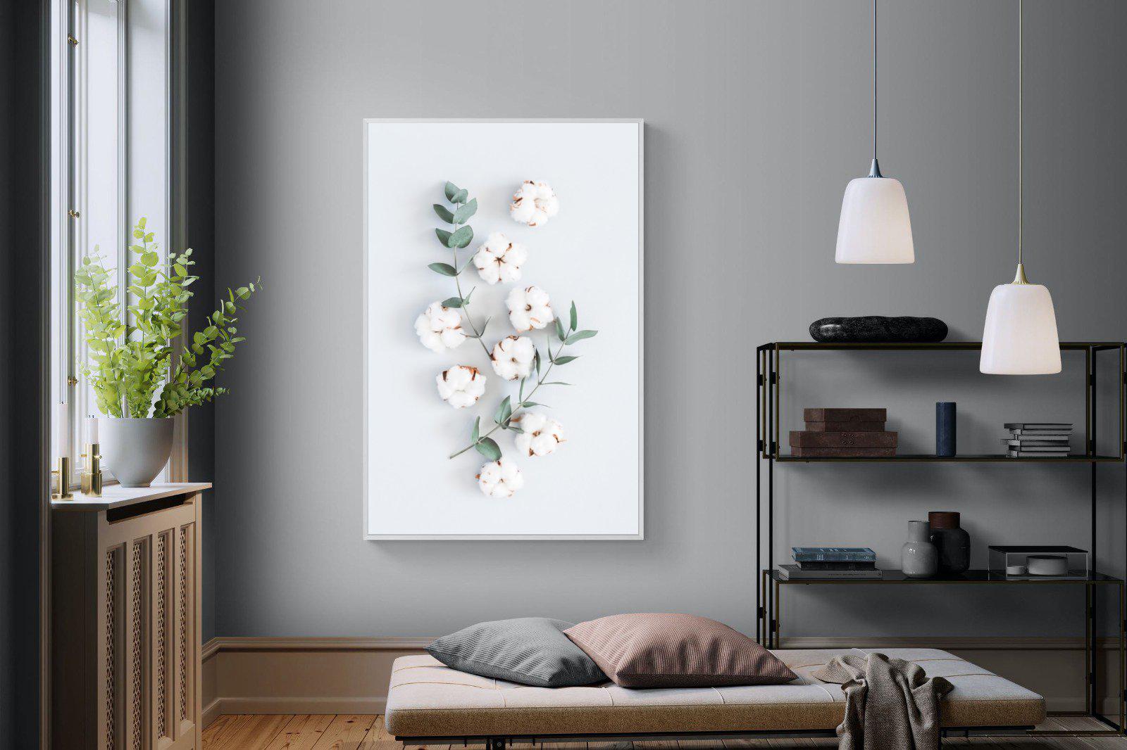 Eucalyptus-Wall_Art-120 x 180cm-Mounted Canvas-White-Pixalot