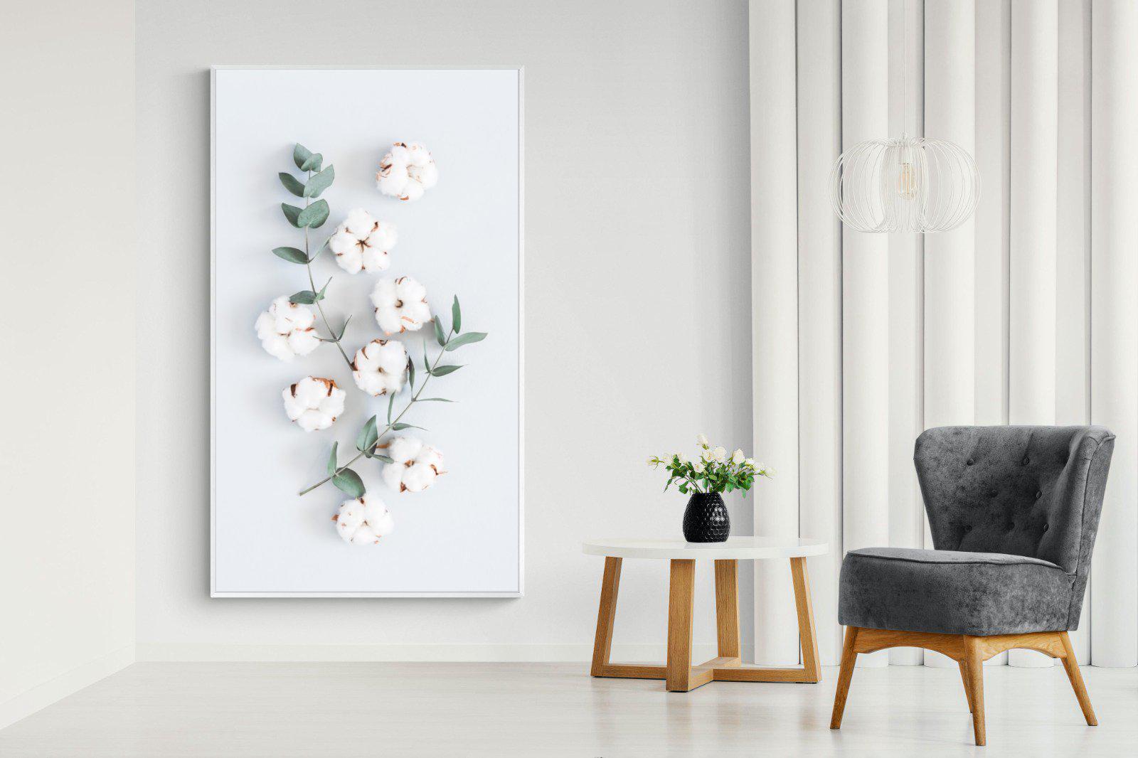 Eucalyptus-Wall_Art-130 x 220cm-Mounted Canvas-White-Pixalot
