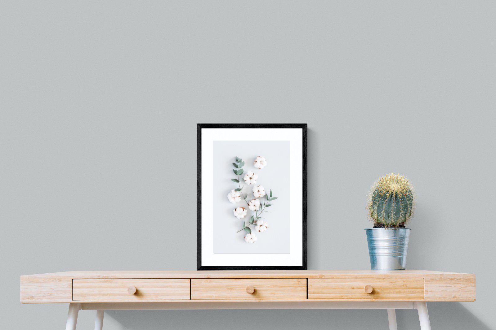 Eucalyptus-Wall_Art-45 x 60cm-Framed Print-Black-Pixalot