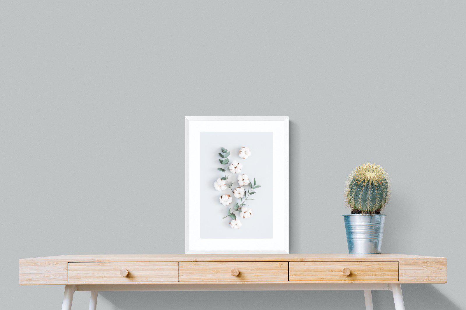 Eucalyptus-Wall_Art-45 x 60cm-Framed Print-White-Pixalot