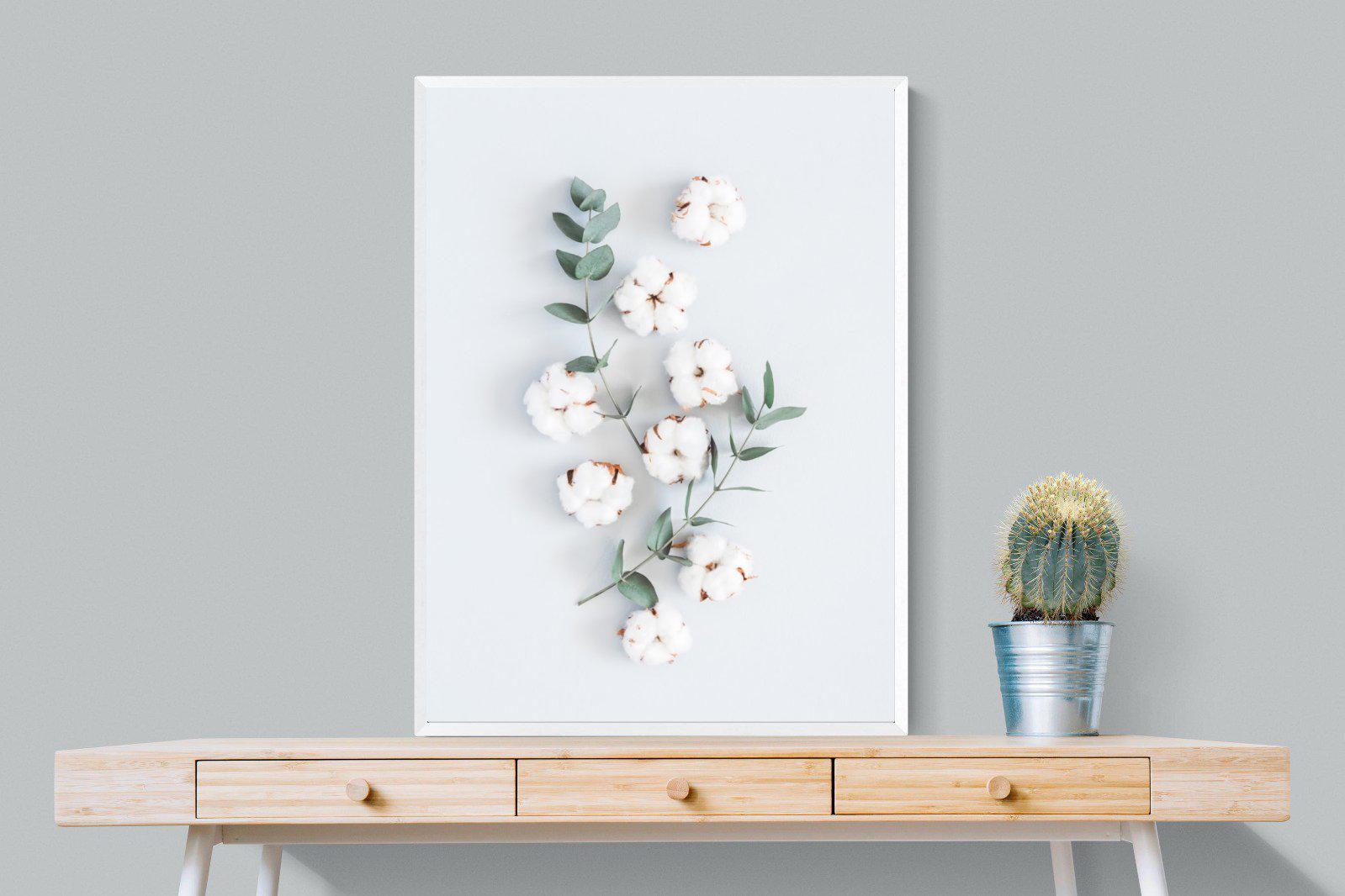 Eucalyptus-Wall_Art-75 x 100cm-Mounted Canvas-White-Pixalot