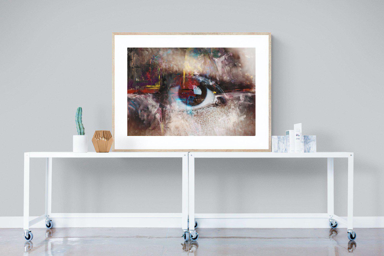 Eye Spy-Wall_Art-120 x 90cm-Framed Print-Wood-Pixalot