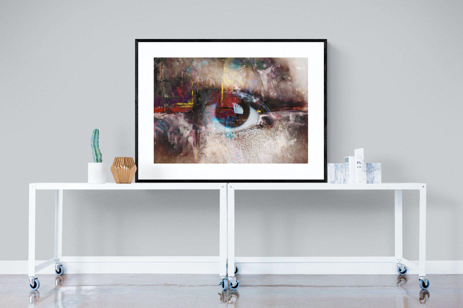 Eye Spy-Wall_Art-120 x 90cm-Framed Print-Black-Pixalot