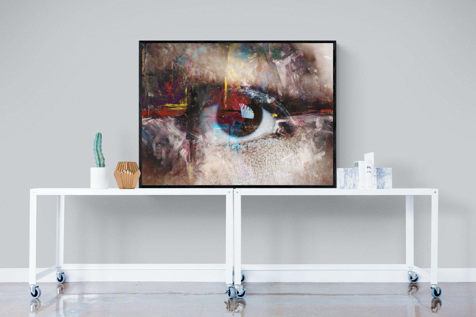 Eye Spy-Wall_Art-120 x 90cm-Mounted Canvas-Black-Pixalot