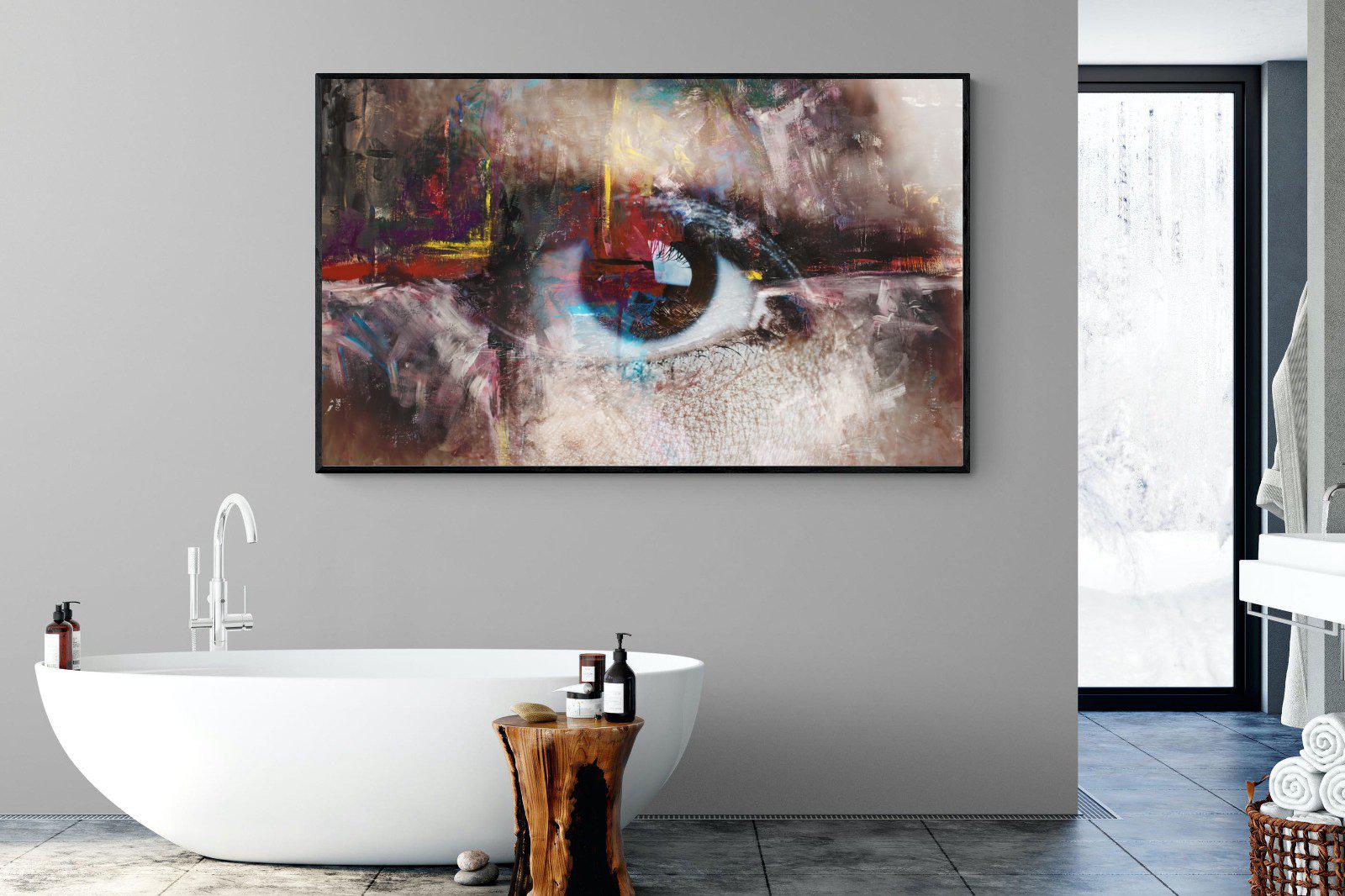 Eye Spy-Wall_Art-180 x 110cm-Mounted Canvas-Black-Pixalot