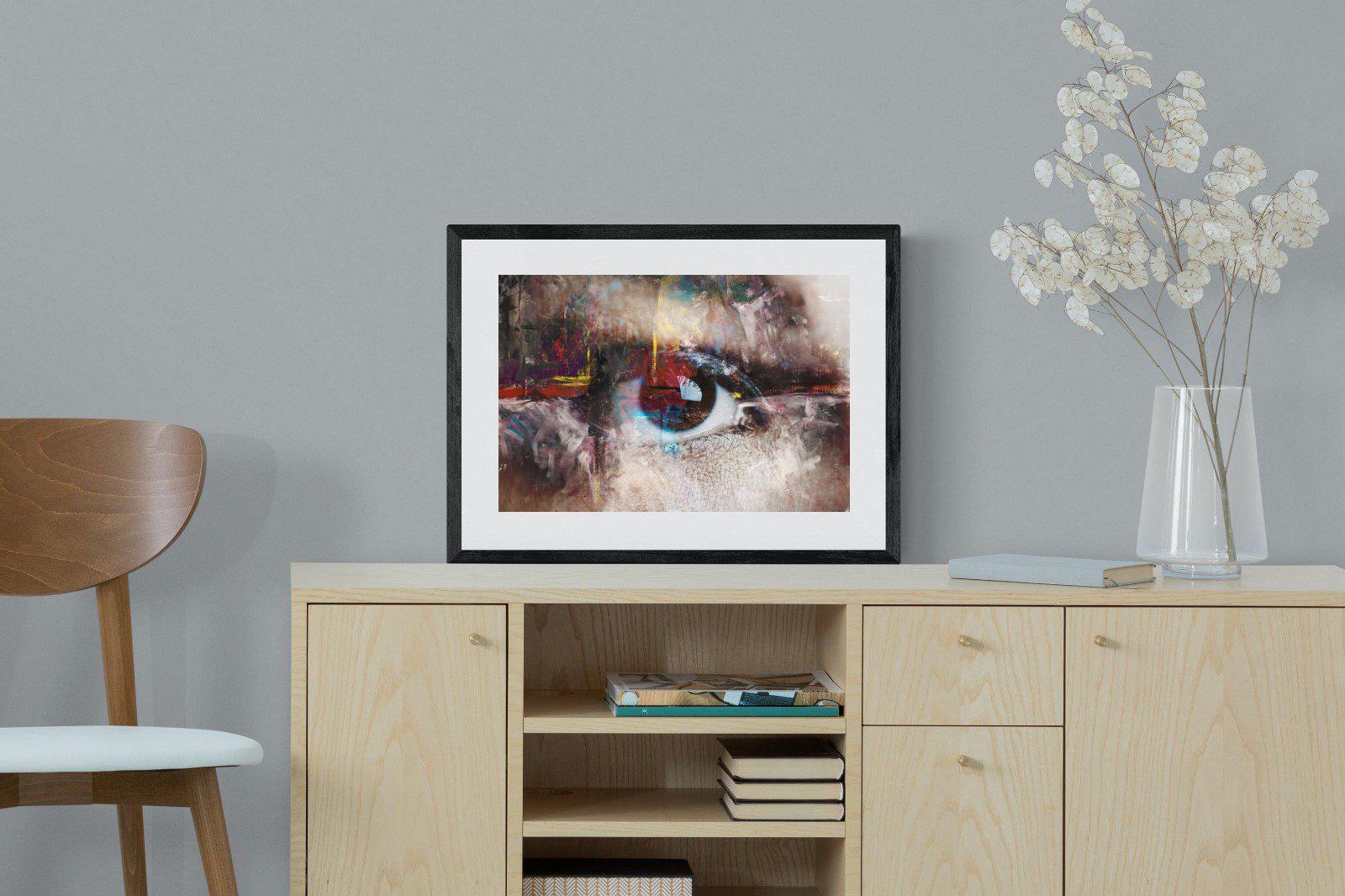 Eye Spy-Wall_Art-60 x 45cm-Framed Print-Black-Pixalot