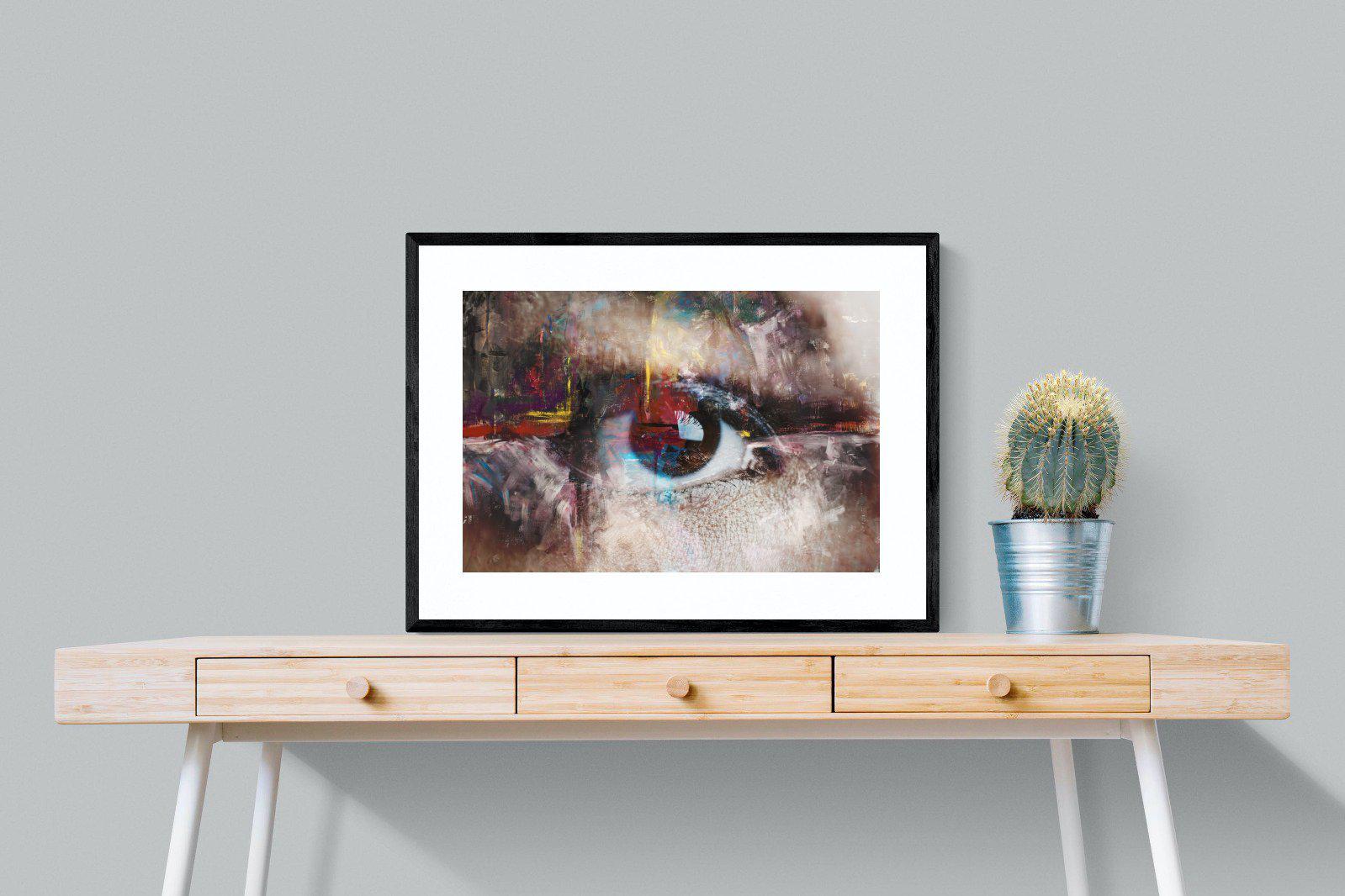 Eye Spy-Wall_Art-80 x 60cm-Framed Print-Black-Pixalot
