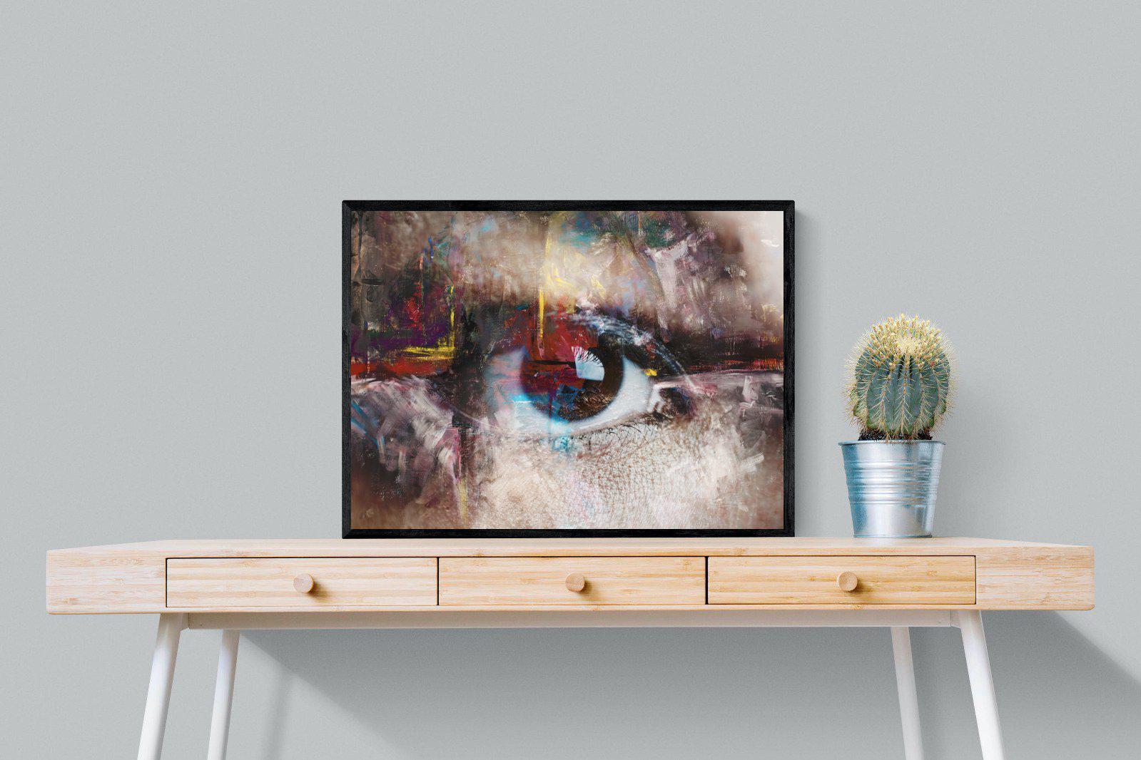 Eye Spy-Wall_Art-80 x 60cm-Mounted Canvas-Black-Pixalot