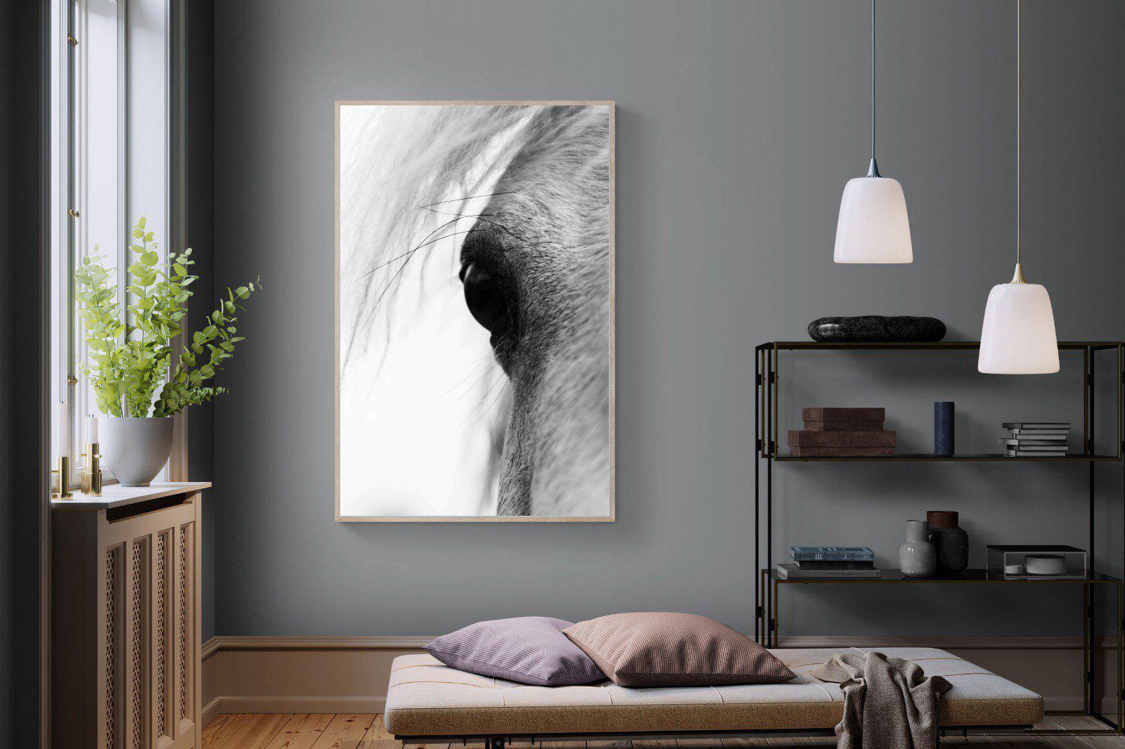 Eye of the Horse-Wall_Art-120 x 180cm-Mounted Canvas-Wood-Pixalot