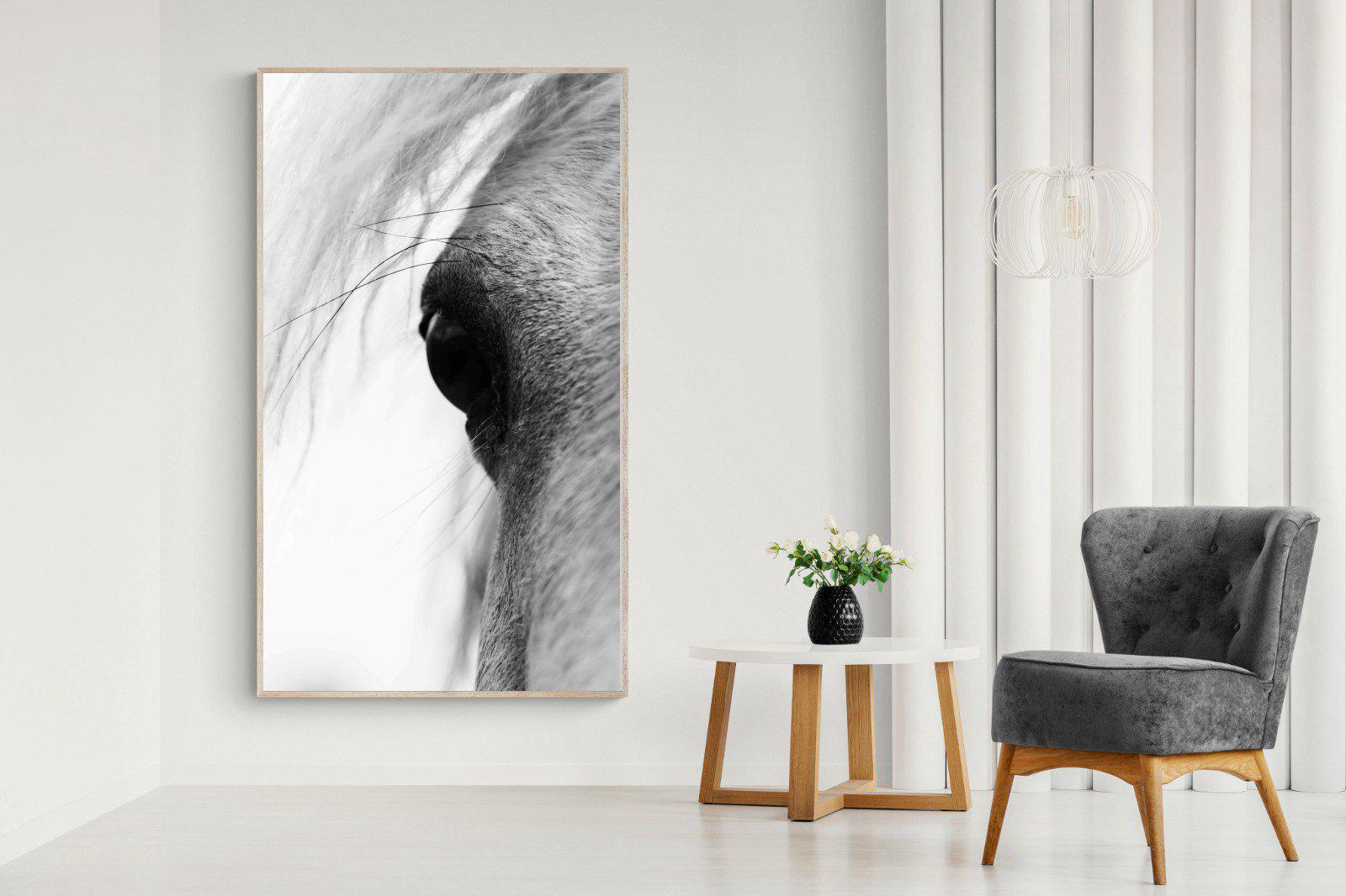 Eye of the Horse-Wall_Art-130 x 220cm-Mounted Canvas-Wood-Pixalot
