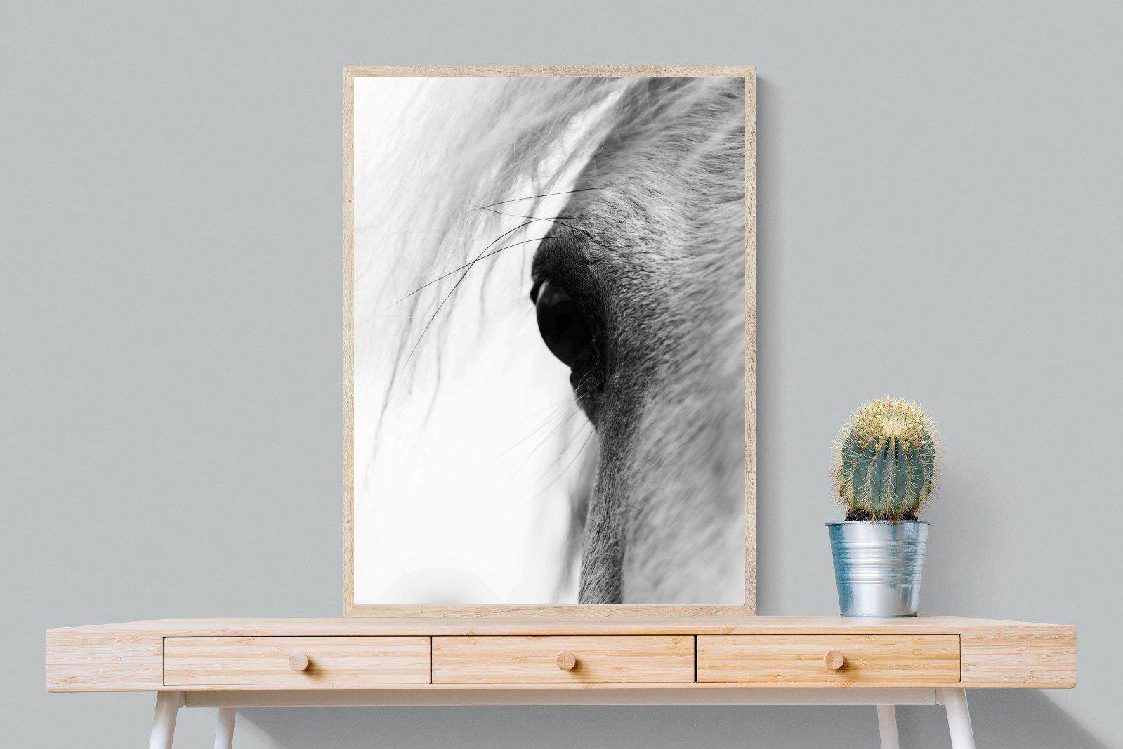 Eye of the Horse-Wall_Art-75 x 100cm-Mounted Canvas-Wood-Pixalot