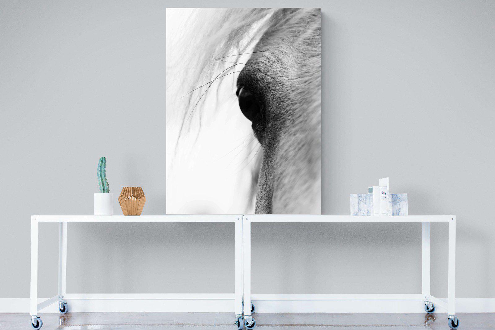 Eye of the Horse-Wall_Art-90 x 120cm-Mounted Canvas-No Frame-Pixalot