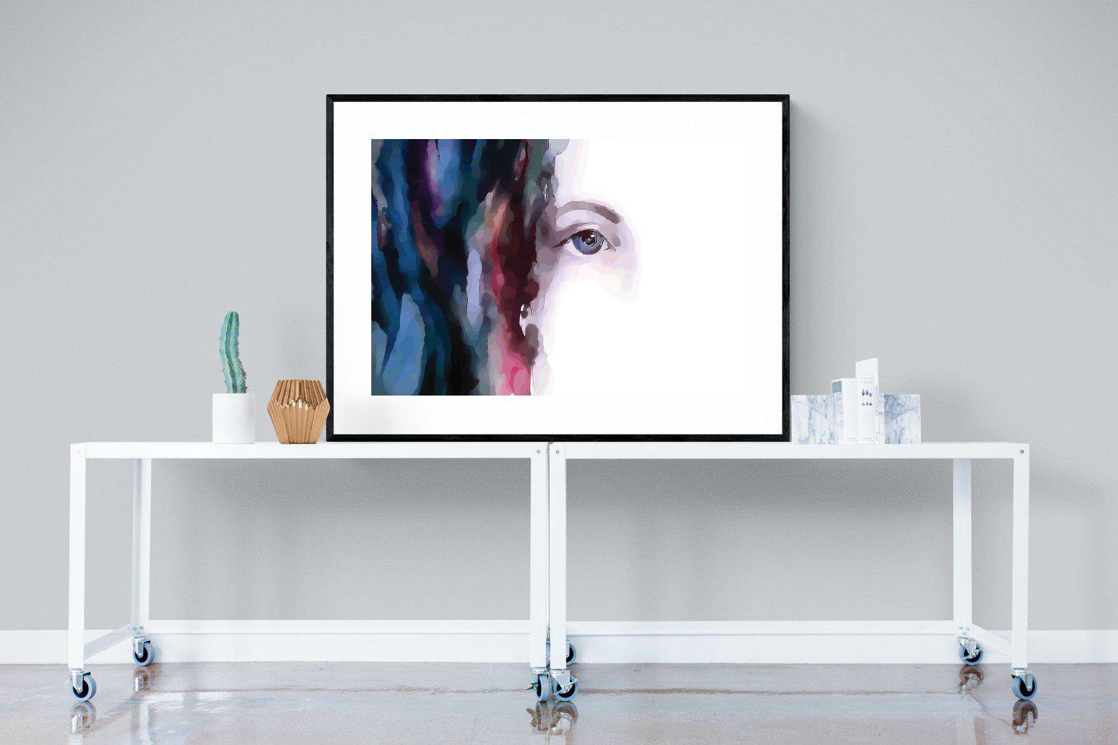 Face-Wall_Art-120 x 90cm-Framed Print-Black-Pixalot