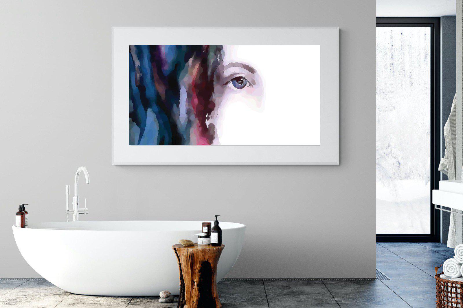 Face-Wall_Art-180 x 110cm-Framed Print-White-Pixalot