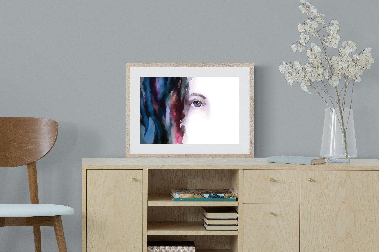 Face-Wall_Art-60 x 45cm-Framed Print-Wood-Pixalot