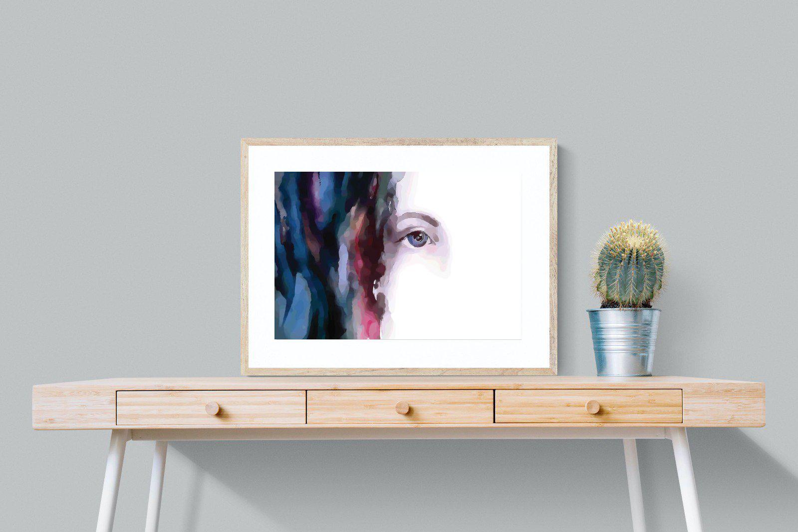 Face-Wall_Art-80 x 60cm-Framed Print-Wood-Pixalot