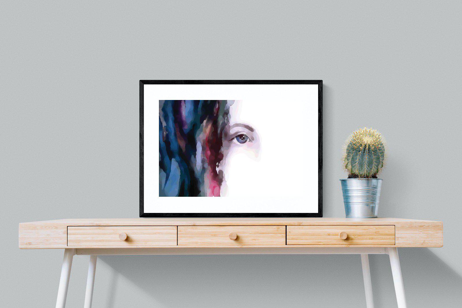 Face-Wall_Art-80 x 60cm-Framed Print-Black-Pixalot