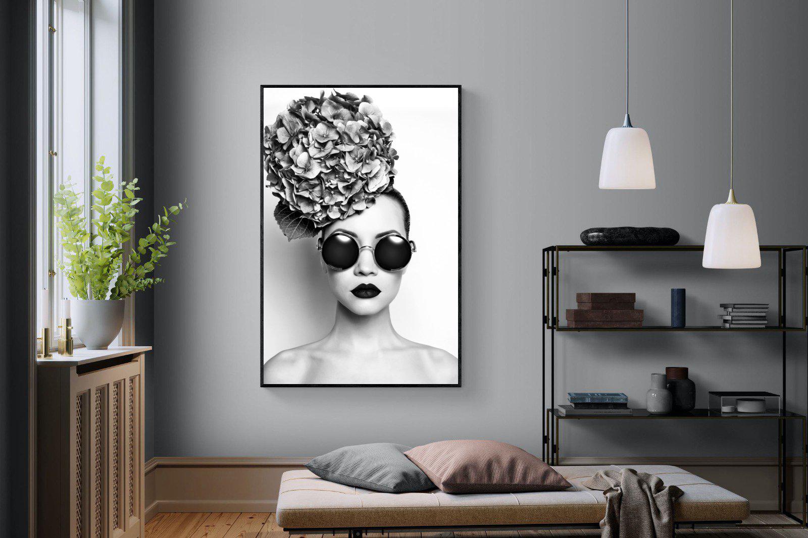 Fashionista-Wall_Art-120 x 180cm-Mounted Canvas-Black-Pixalot