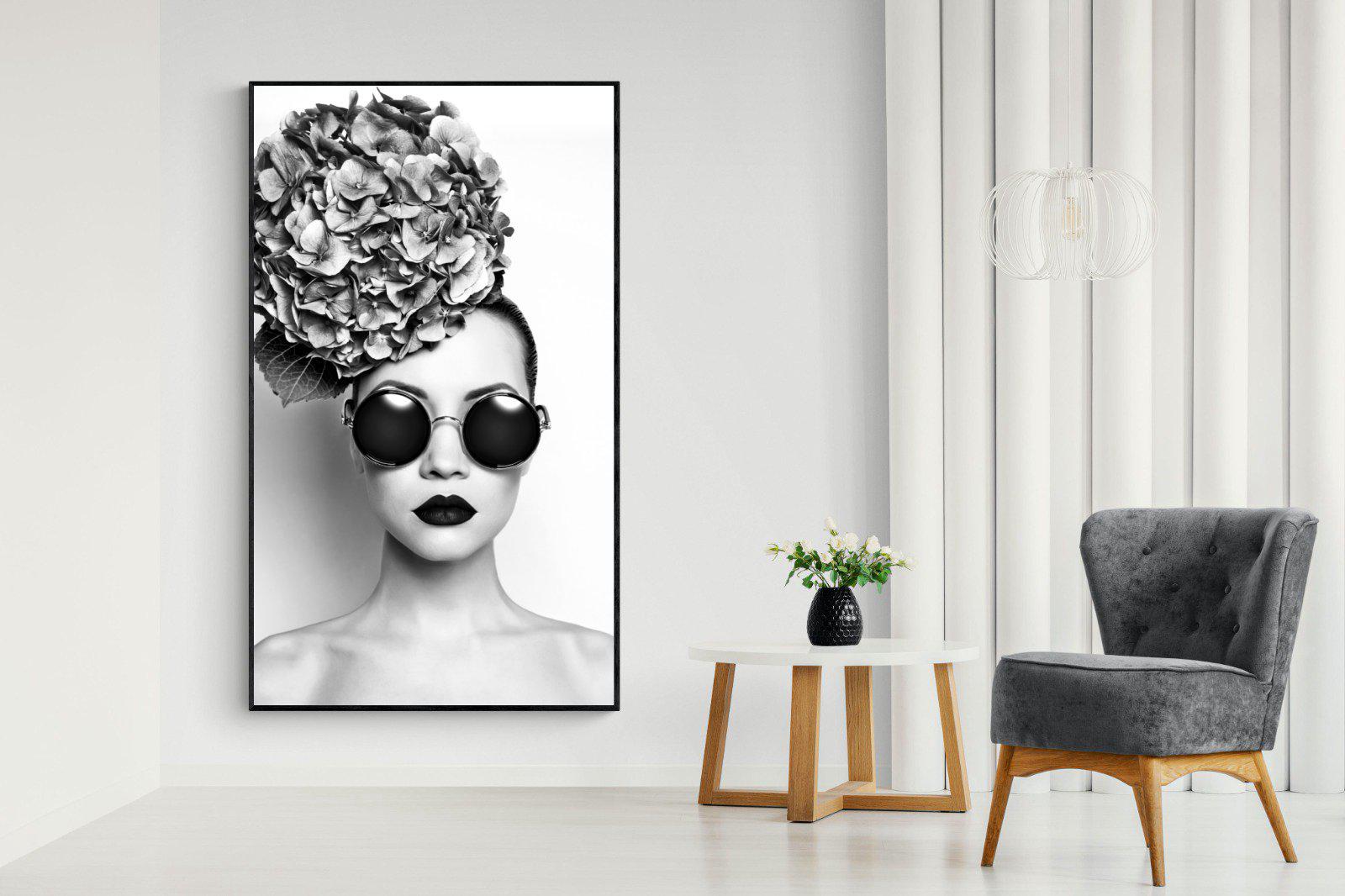 Fashionista-Wall_Art-130 x 220cm-Mounted Canvas-Black-Pixalot