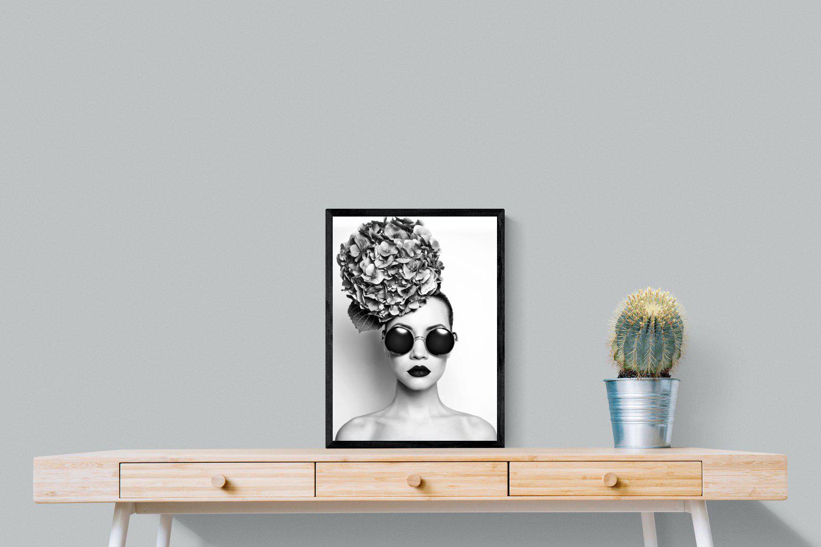 Fashionista-Wall_Art-45 x 60cm-Mounted Canvas-Black-Pixalot