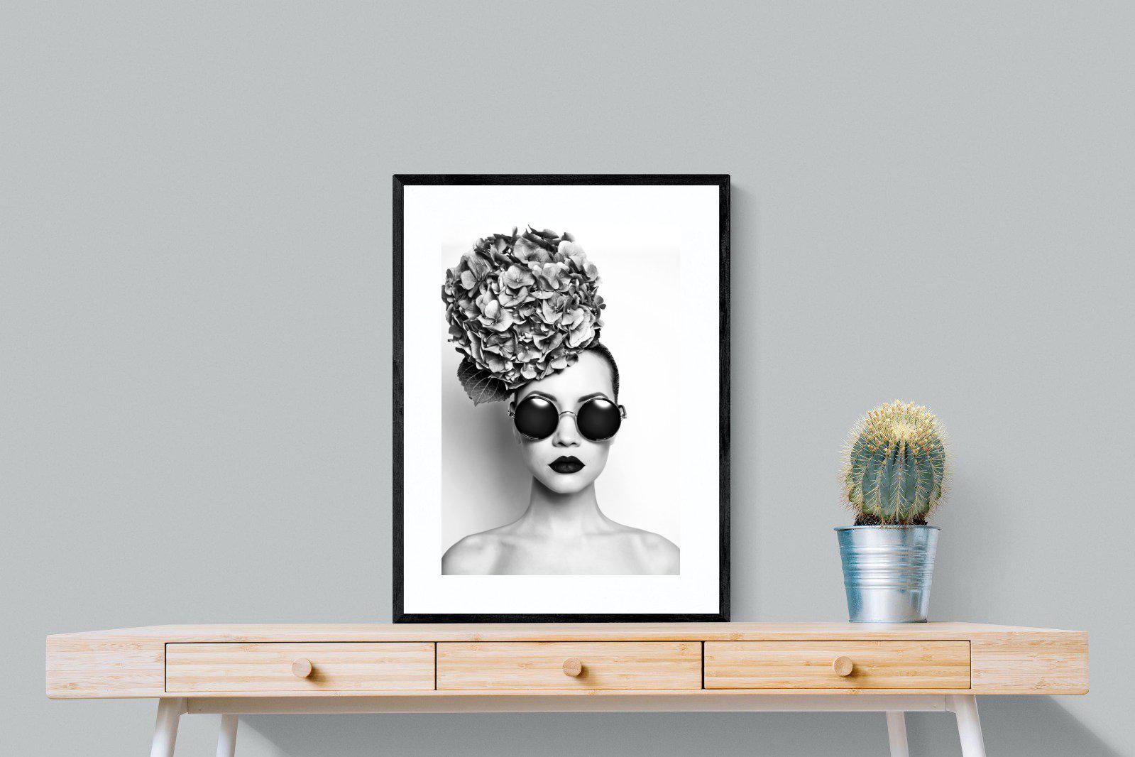 Fashionista-Wall_Art-60 x 80cm-Framed Print-Black-Pixalot