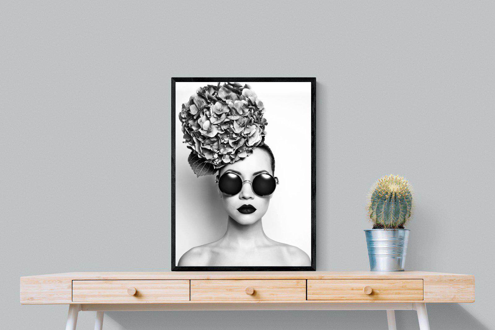 Fashionista-Wall_Art-60 x 80cm-Mounted Canvas-Black-Pixalot