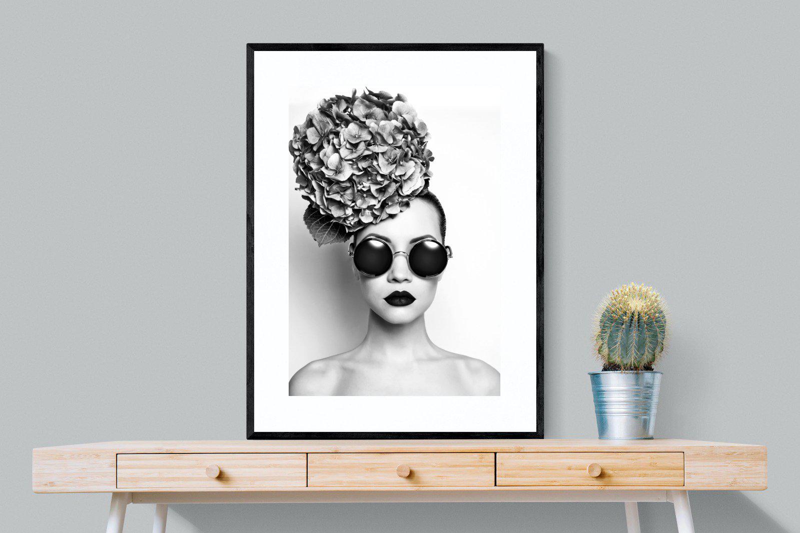 Fashionista-Wall_Art-75 x 100cm-Framed Print-Black-Pixalot