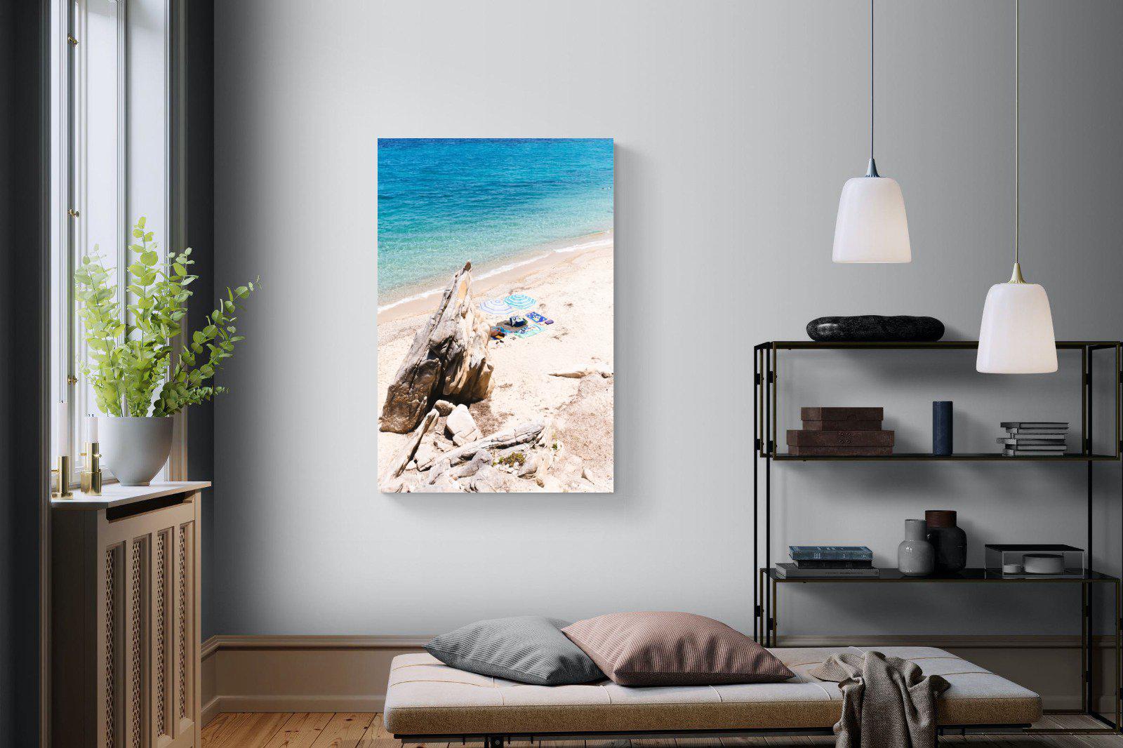 Fava Beach-Wall_Art-100 x 150cm-Mounted Canvas-No Frame-Pixalot