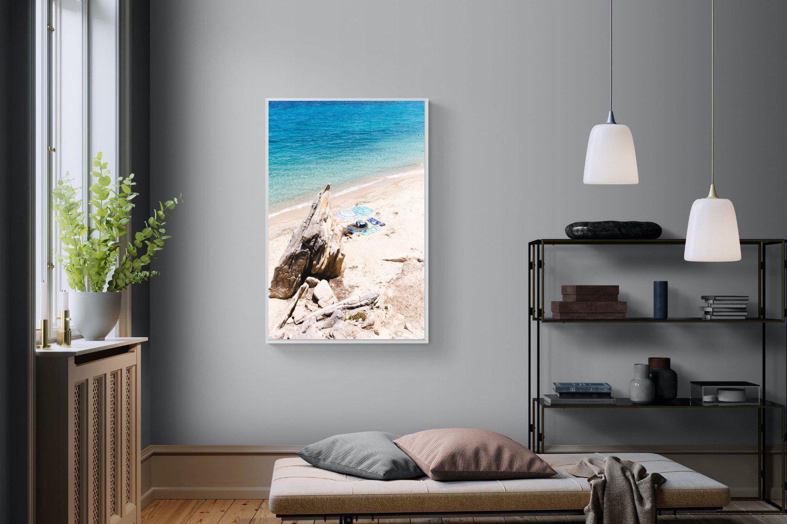 Fava Beach-Wall_Art-100 x 150cm-Mounted Canvas-White-Pixalot