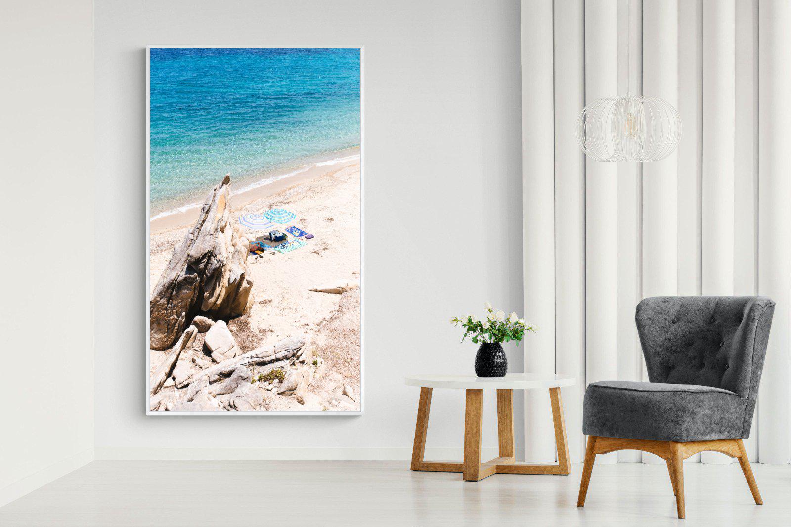 Fava Beach-Wall_Art-130 x 220cm-Mounted Canvas-White-Pixalot