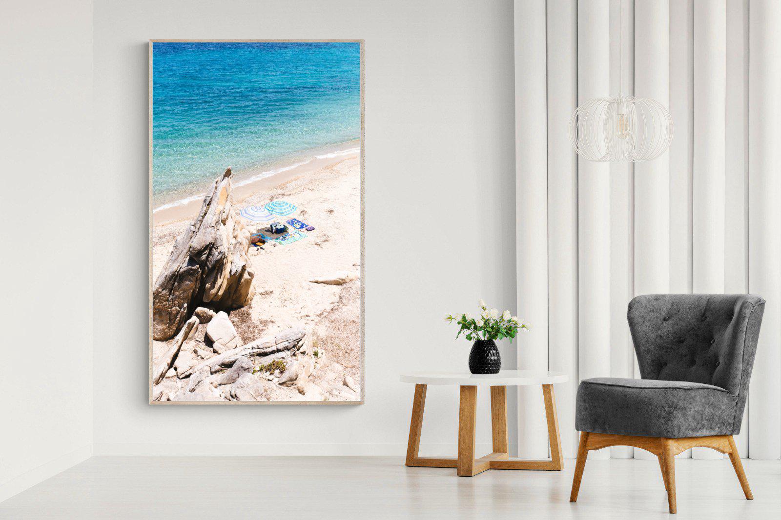 Fava Beach-Wall_Art-130 x 220cm-Mounted Canvas-Wood-Pixalot