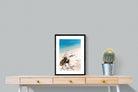 Fava Beach-Wall_Art-45 x 60cm-Framed Print-Black-Pixalot