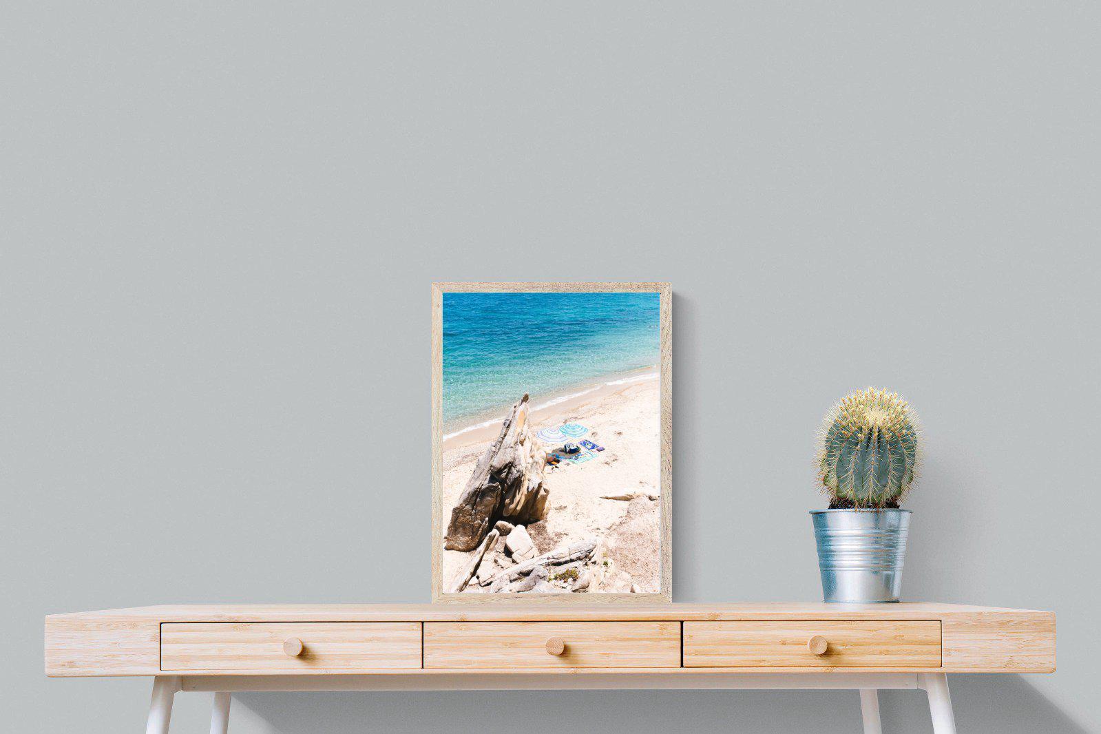 Fava Beach-Wall_Art-45 x 60cm-Mounted Canvas-Wood-Pixalot